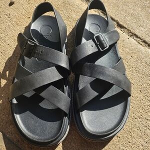 Chaco Leather Sandles Size 8